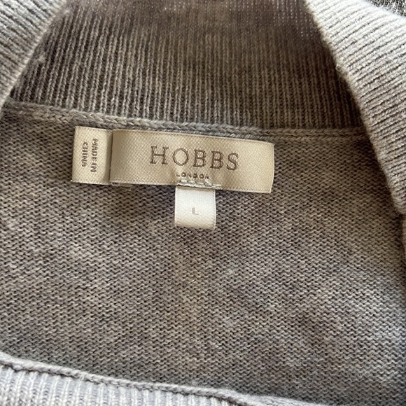 Hobbs London grey wool sweater dress - Picture 3 of 5